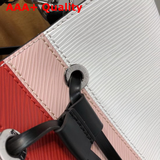 Louis Vuitton Neonoe White Epi Leather with Two Tone Stripe Replica