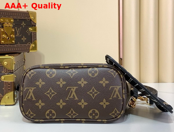 Louis Vuitton Neverfull Bandouliere Inside Out BB Black Cowhide Leather M12099 Replica