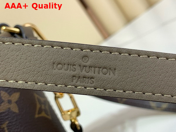 Louis Vuitton Neverfull Bandouliere Inside Out BB Dark Fango Cowhide Leather and Monogram Coated Canvas M12109 Replica