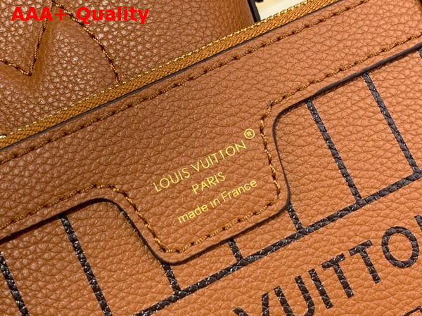 Louis Vuitton Neverfull Bandouliere Inside Out BB Tan Cowhide Leather and Monogram Coated Canvas Replica