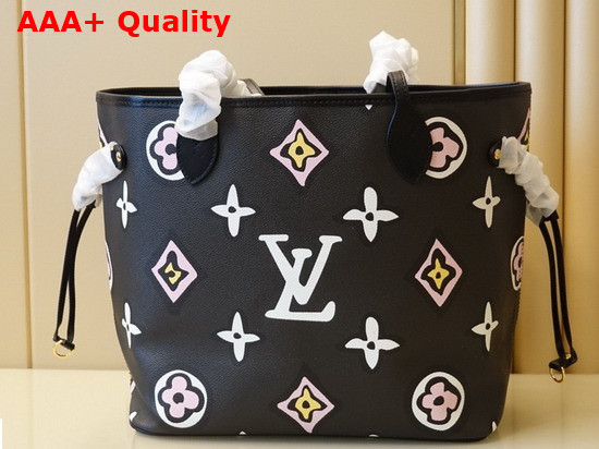 Louis Vuitton Neverfull MM Black Autres Toiles Monogram M45818 Replica