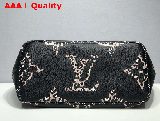 Louis Vuitton Neverfull MM Black Monogram Print Canvas Replica