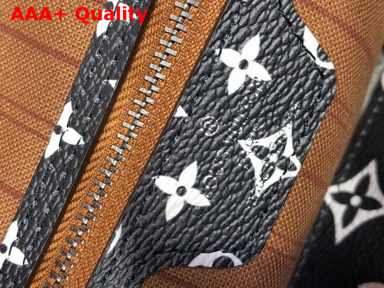 Louis Vuitton Neverfull MM Black Monogram Print Canvas Replica