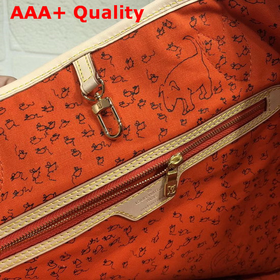 Louis Vuitton Neverfull MM Brown and Orange Transformed Monogram Canvas M44441 Replica