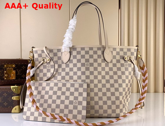 Louis Vuitton Neverfull MM Damier Azur Canvas N45295 Replica