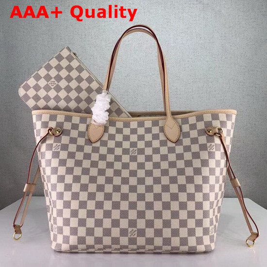 Louis Vuitton Neverfull MM Damier Azur Canvas Replica