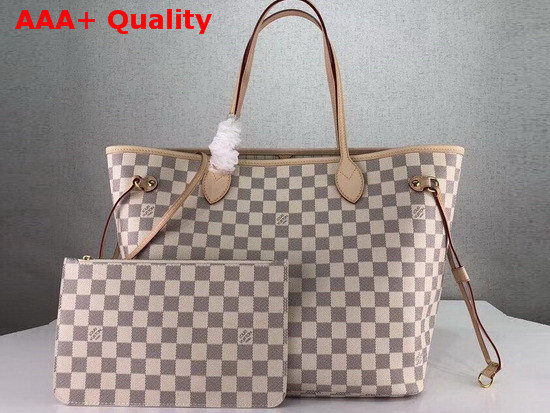 Louis Vuitton Neverfull MM Damier Azur Canvas Replica