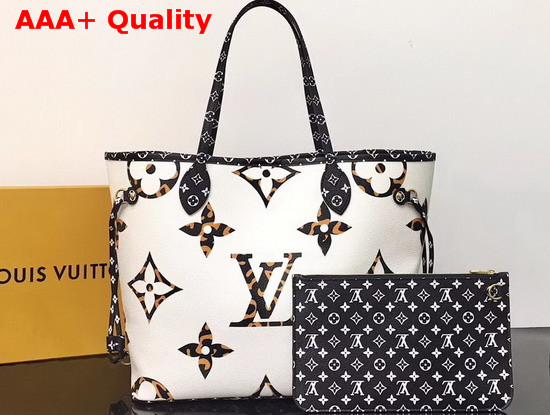 Louis Vuitton Neverfull MM Ivoire M44716 Replica