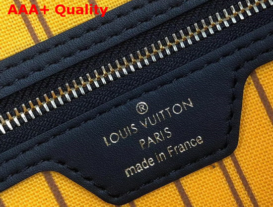 Louis Vuitton Neverfull MM Maxi Woven Monogram Canvas and Multicolor Calf Leather Replica