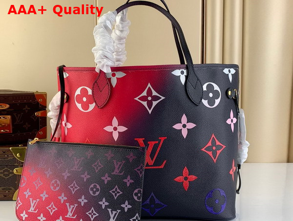 Louis Vuitton Neverfull MM Midnight Fuchsia Monogram Canvas M20511 Replica