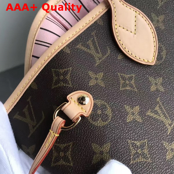 Louis Vuitton Neverfull MM Monogram Canvas Pink Interior Replica