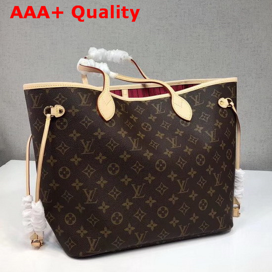 Louis Vuitton Neverfull MM Monogram Pivoine Interior Replica