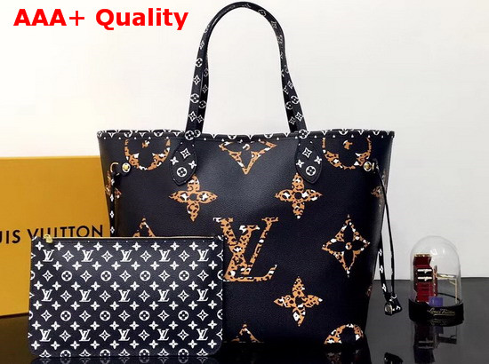 Louis Vuitton Neverfull MM Noir M44676 Replica