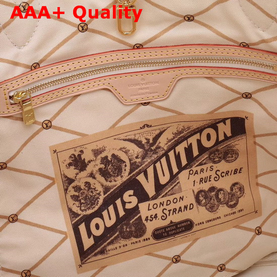 Louis Vuitton Neverfull MM Printed Monogram Canvas and Leather Patches Replica