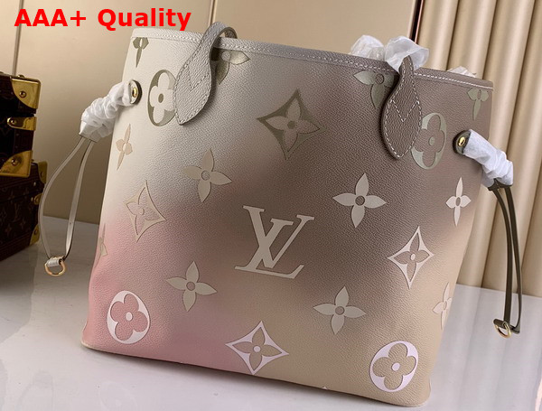 Louis Vuitton Neverfull MM Sunset Kaki Monogram Canvas M59859 Replica