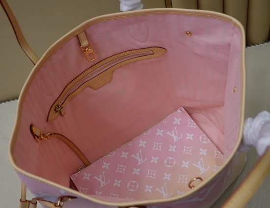 Louis Vuitton Neverfull MM Tote Bag Light Pink Monogram Giant Canvas M45680 Replica