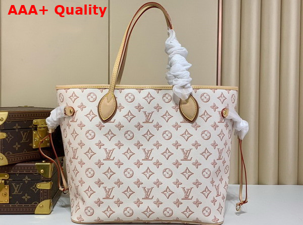 Louis Vuitton Neverfull MM Tote Bag in Beige Monogram Coated Canvas M20921 Replica