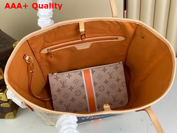 Louis Vuitton Neverfull MM Tote Bag in Beige Ocher Monopaname Coated Canvas M23501 Replica