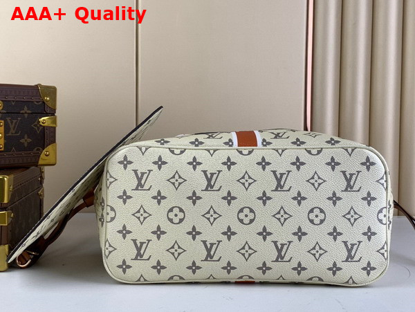 Louis Vuitton Neverfull MM Tote Bag in Silver Monogram Canvas Replica