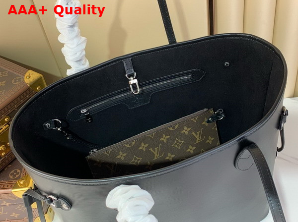 Louis Vuitton Neverfull MM Tote in Black Epi Leather M11930 Replica