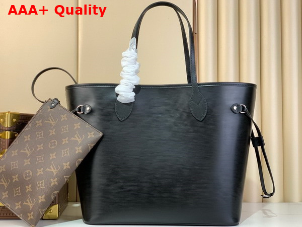 Louis Vuitton Neverfull MM Tote in Black Epi Leather M11930 Replica