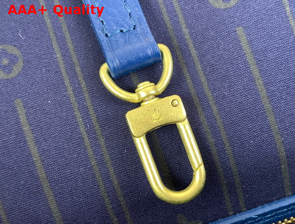 Louis Vuitton Neverfull MM Tote in Blue Monogram Jacquard Denim Replica