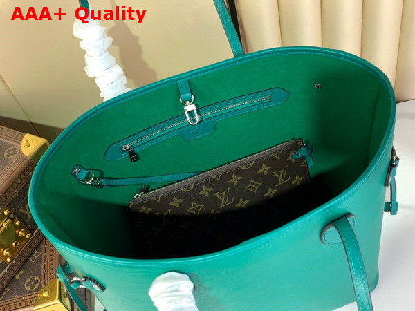 Louis Vuitton Neverfull MM Tote in Borneo Green Epi Leather M12195 Replica