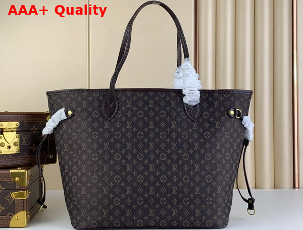 Louis Vuitton Neverfull MM Tote in Brown Monogram Jacquard Denim Replica