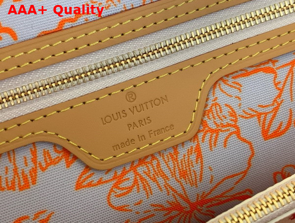 Louis Vuitton Neverfull MM Tote in Coral Monogram Tiles Canvas M25317 Replica