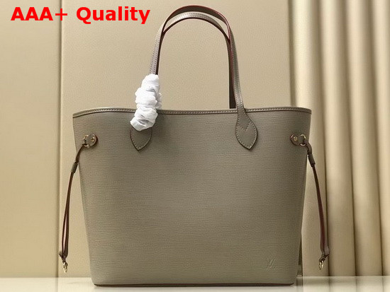 Louis Vuitton Neverfull MM Tote in Galet Gray Epi Leather M56947 Replica