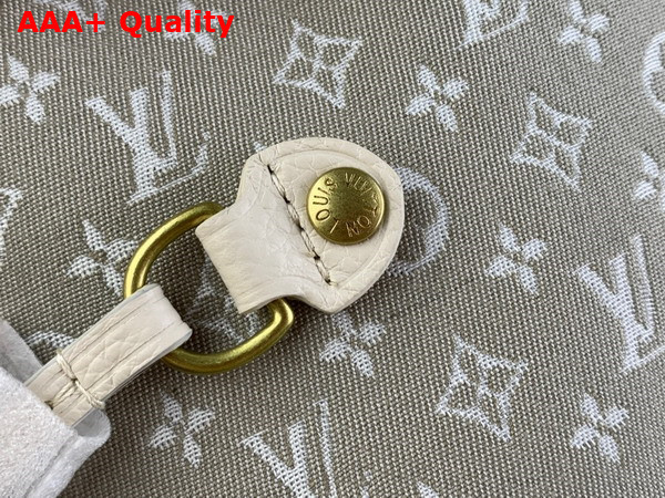 Louis Vuitton Neverfull MM Tote in Grey Monogram Jacquard Denim Replica