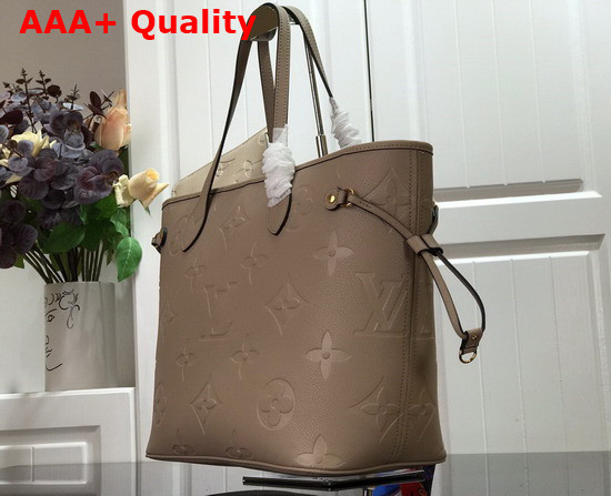 Louis Vuitton Neverfull MM Turtledove Monogram Empreinte Leather M45686 Replica