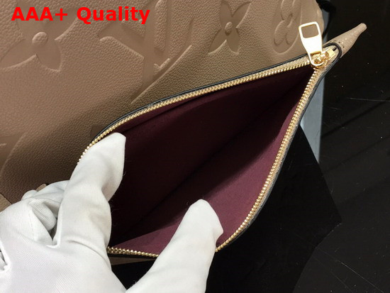 Louis Vuitton Neverfull MM Turtledove Monogram Empreinte Leather M45686 Replica