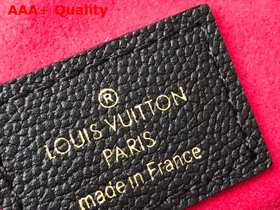 Louis Vuitton Neverfull MM in Grained Black Leather with Luxurious Shearling Trim M56960 Replica