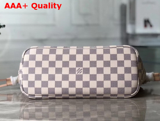 Louis Vuitton Neverfull PM Damier Azur Canvas with Pink Interior Replica