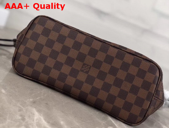 Louis Vuitton Neverfull PM Damier Ebene Canvas with Cherry Interior Replica