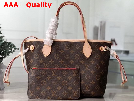 Louis Vuitton Neverfull PM Monogram Canvas with Cherry Interior Replica