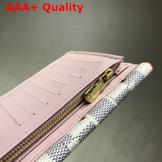 Louis Vuitton New Brazza Wallet Damier Azur Canvas Replica