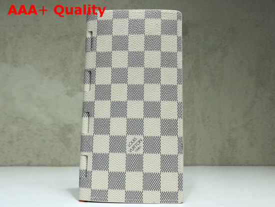 Louis Vuitton New Brazza Wallet Damier Azur Canvas Replica