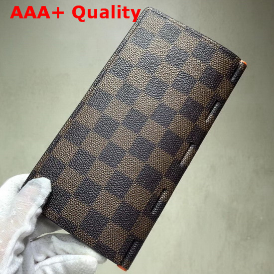 Louis Vuitton New Brazza Wallet Damier Ebene Canvas Replica