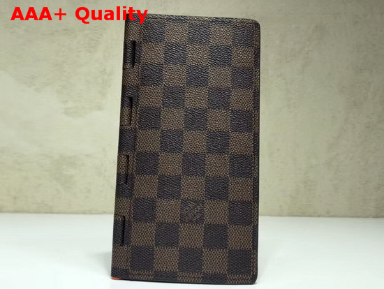 Louis Vuitton New Brazza Wallet Damier Ebene Canvas Replica