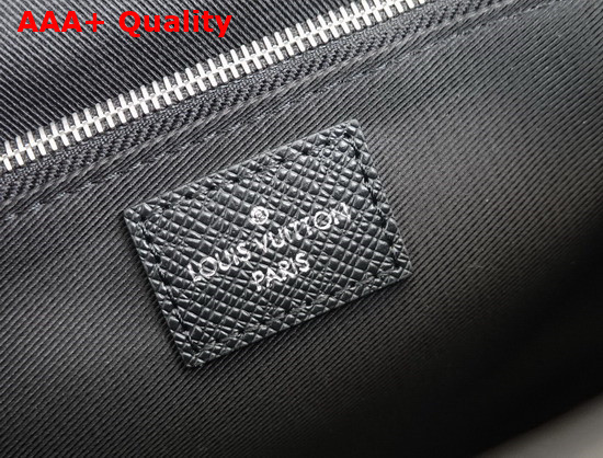 Louis Vuitton New Flap Messenger Black Taiga Leather M30807 Replica