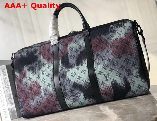 Louis Vuitton New Keepall Bandouliere 50 in Monogram Fabric Replica