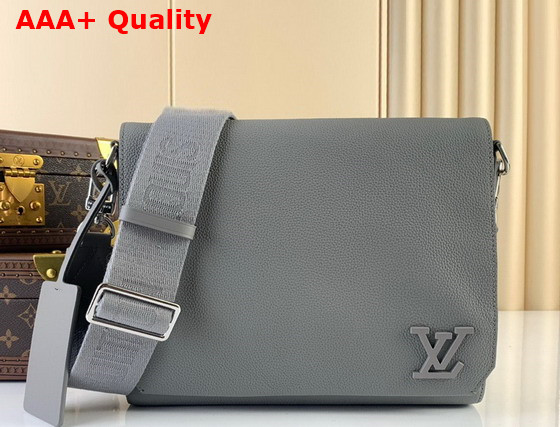 Louis Vuitton New Messenger Gray Aerogram Cowhide Leather Replica