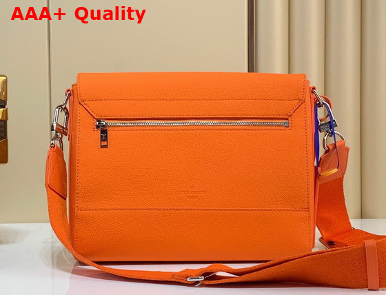 Louis Vuitton New Messenger Orange Aerogram Cowhide Leather Replica