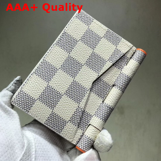 Louis Vuitton New Pocket Organizer Damier Azur Canvas Replica