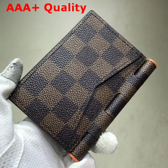 Louis Vuitton New Pocket Organizer Damier Ebene Canvas Replica