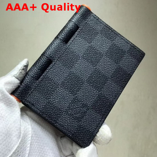 Louis Vuitton New Pocket Organizer Damier Graphite Canvas Replica