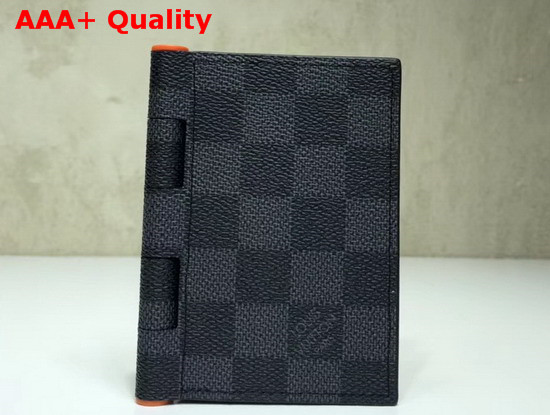 Louis Vuitton New Pocket Organizer Damier Graphite Canvas Replica