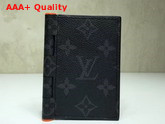 Louis Vuitton New Pocket Organizer Monogram Eclipse Canvas Canvas Replica